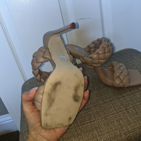 Braided Neutral Stiletto Heel - Picture 3 of 4